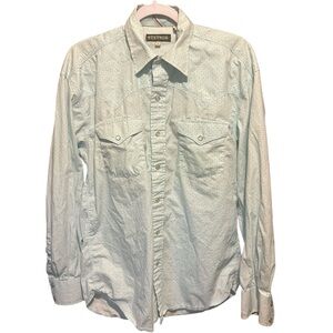 Stetson Blue Casual Button Down Shirt